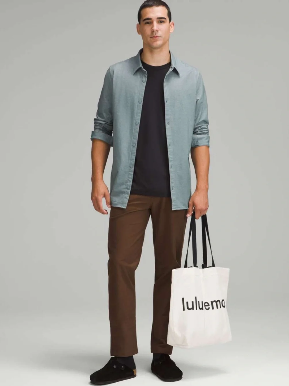 NWOT Lululemon ABC Classic-Fit 5 Pocket Pant *Utilitech in Brown Soil Size 34